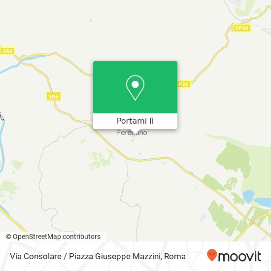 Mappa Via Consolare / Piazza Giuseppe Mazzini