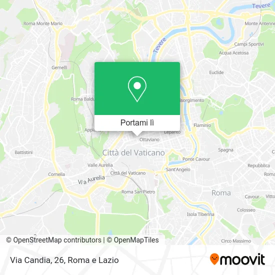 Mappa Via Candia, 26