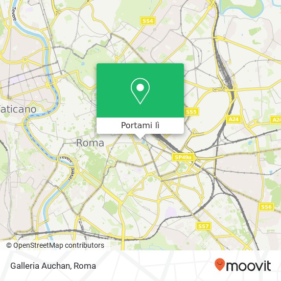 Mappa Galleria Auchan