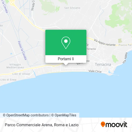 Mappa Parco Commerciale Arena