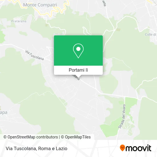 Mappa Via Tuscolana
