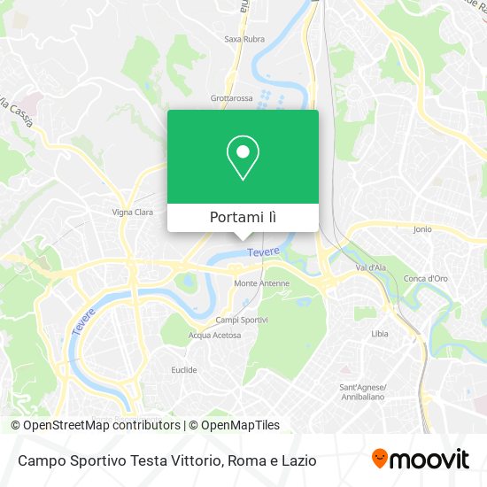 Mappa Campo Sportivo Testa Vittorio