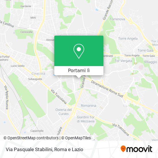 Mappa Via Pasquale Stabilini