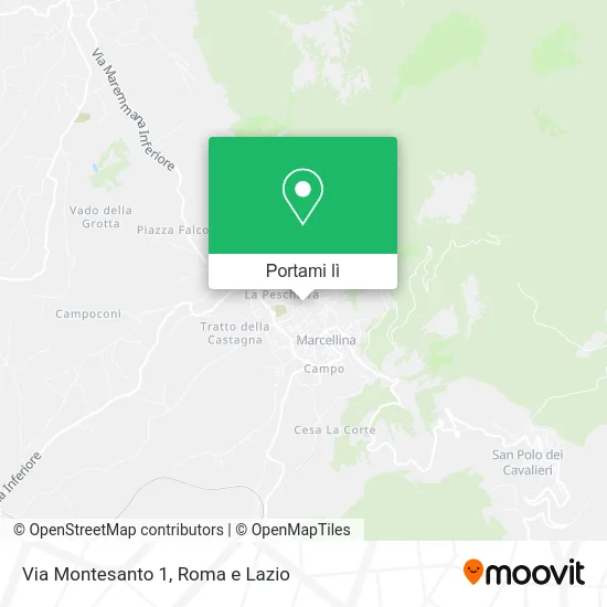 Mappa Via Montesanto 1