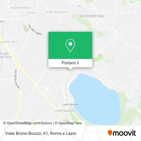 Mappa Viale Bruno Buozzi, 61
