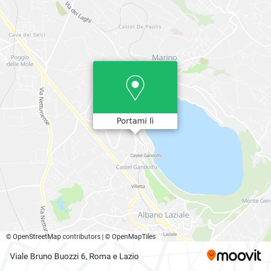 Mappa Viale Bruno Buozzi 6