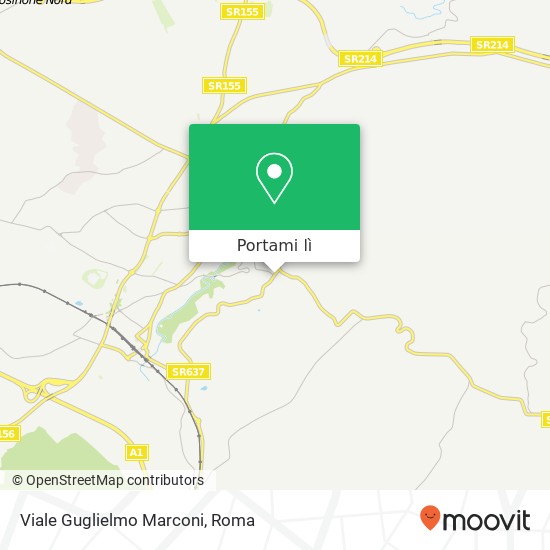 Mappa Viale Guglielmo Marconi