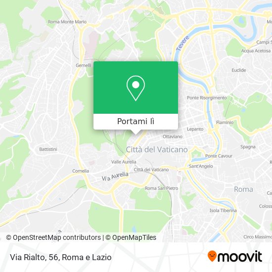 Mappa Via Rialto, 56