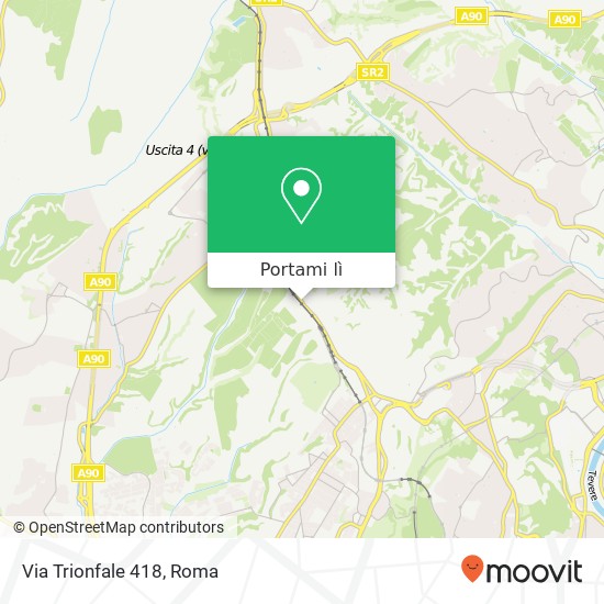 Mappa Via Trionfale 418