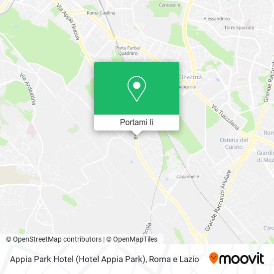 Mappa Appia Park Hotel