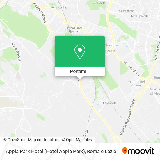 Mappa Appia Park Hotel