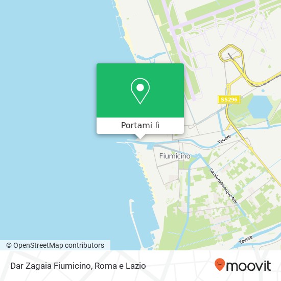 Mappa Dar Zagaia Fiumicino