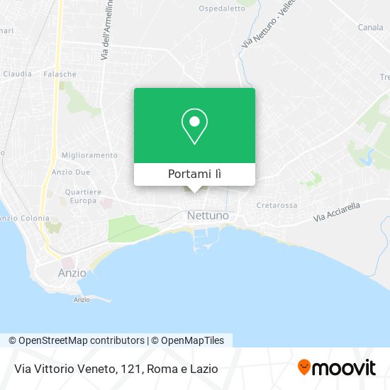 Mappa Via Vittorio Veneto, 121