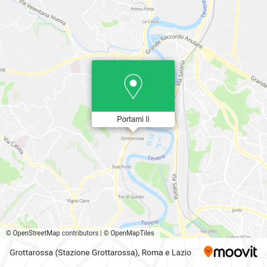 Mappa Grottarossa (Stazione Grottarossa)
