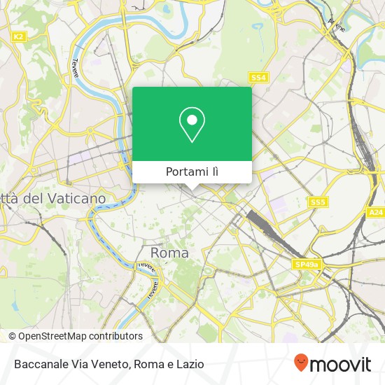 Mappa Baccanale Via Veneto