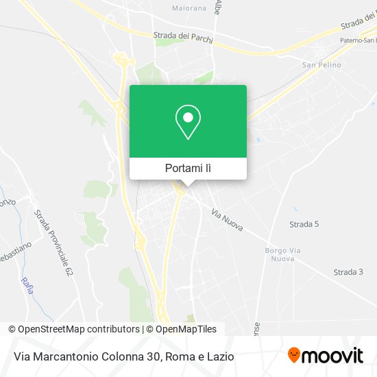 Mappa Via Marcantonio Colonna 30