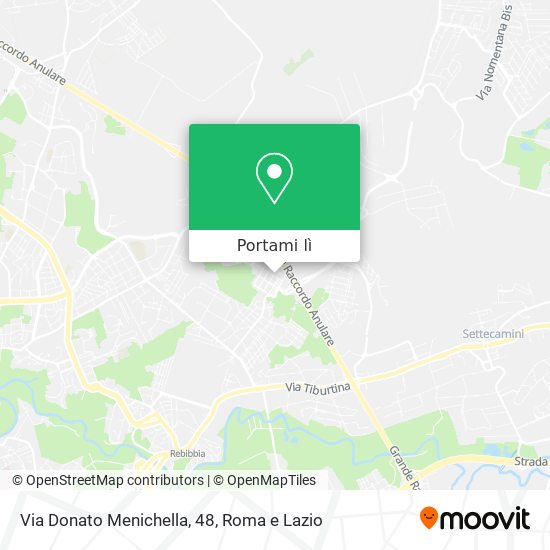 Mappa Via Donato Menichella, 48