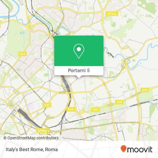 Mappa Italy's Best Rome