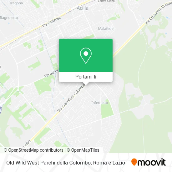 Mappa Old Wild West Parchi della Colombo