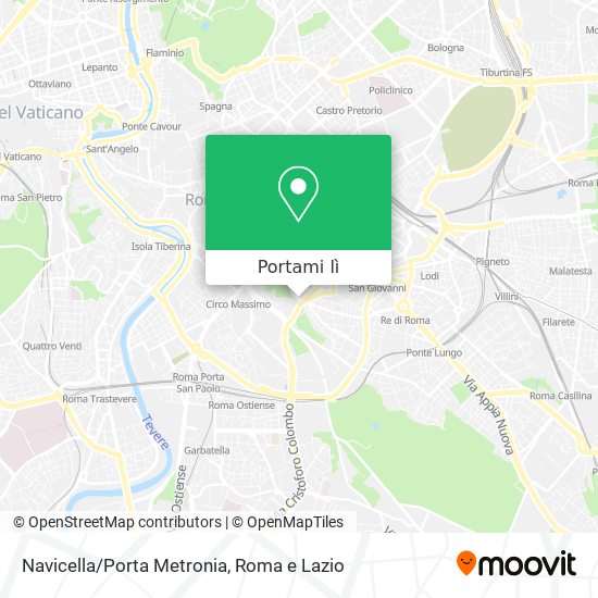 Mappa Navicella/Porta Metronia