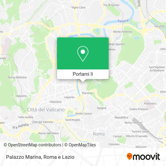 Mappa Palazzo Marina