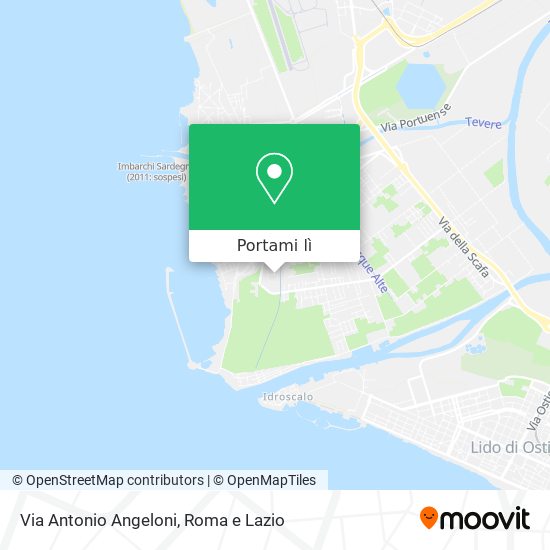 Mappa Via Antonio Angeloni