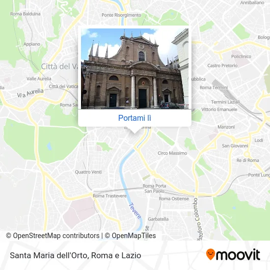 Mappa Santa Maria dell'Orto