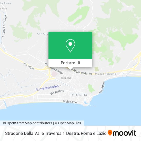Mappa Stradone Della Valle Traversa 1 Destra