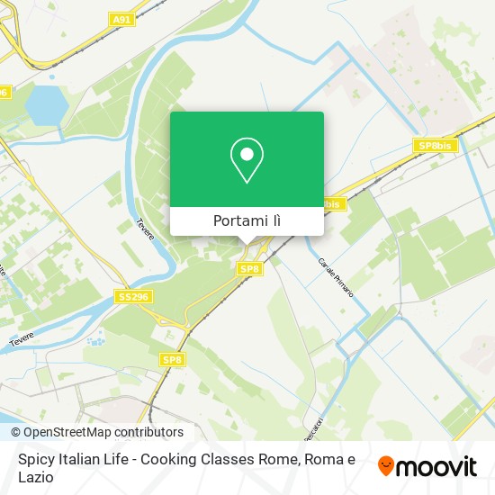 Mappa Spicy Italian Life - Cooking Classes Rome