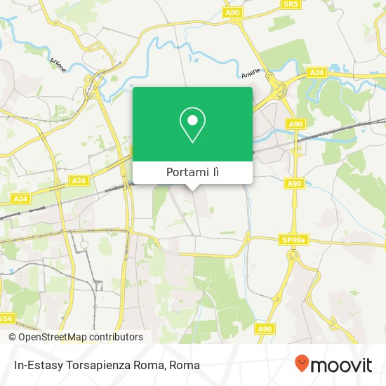 Mappa In-Estasy Torsapienza Roma