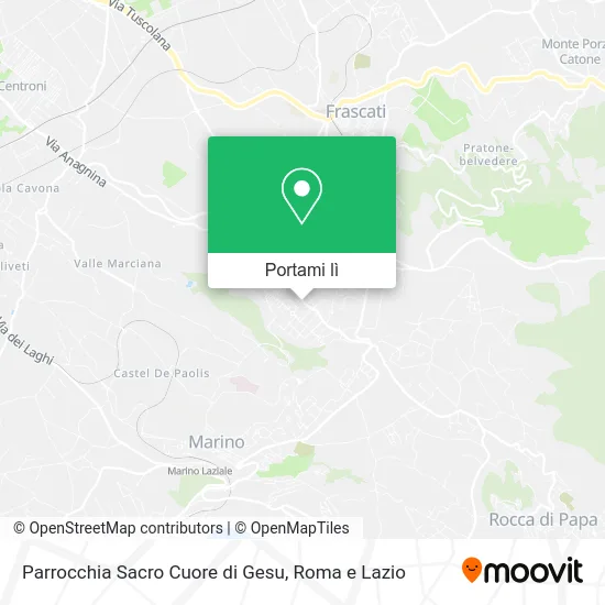 Mappa Parrocchia Sacro Cuore di Gesu