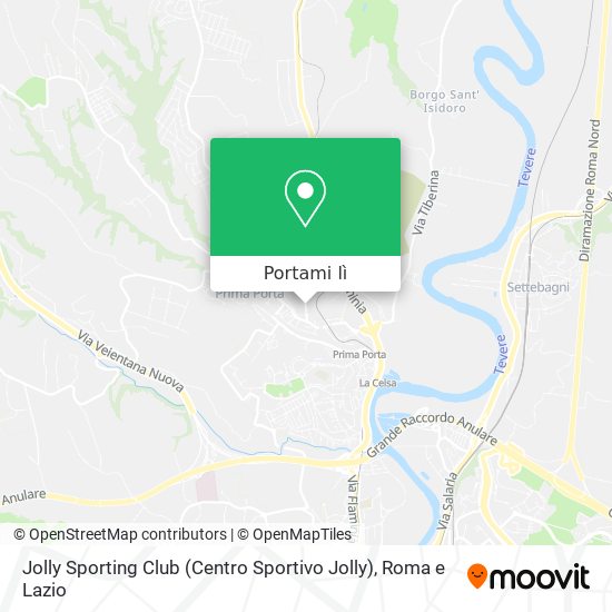 Mappa Jolly Sporting Club (Centro Sportivo Jolly)