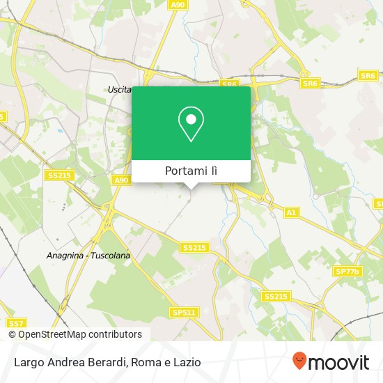 Mappa Largo Andrea Berardi