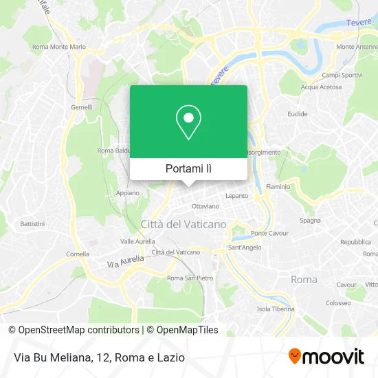 Mappa Via Bu Meliana, 12