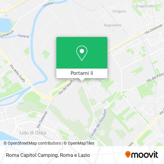 Mappa Roma Capitol Camping