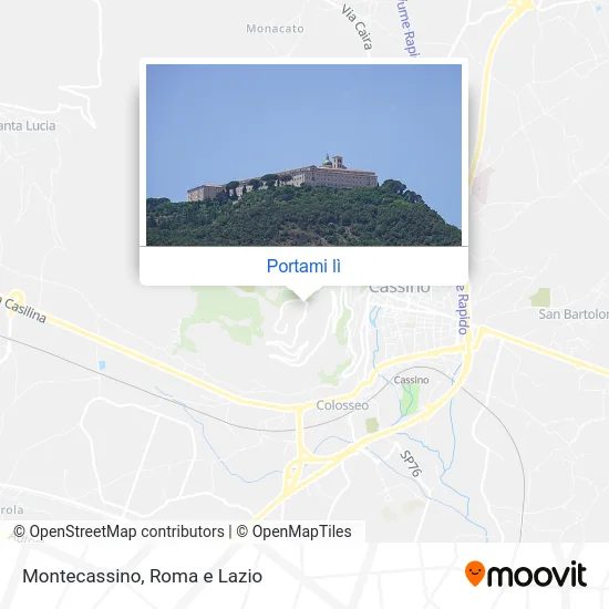 Mappa Montecassino