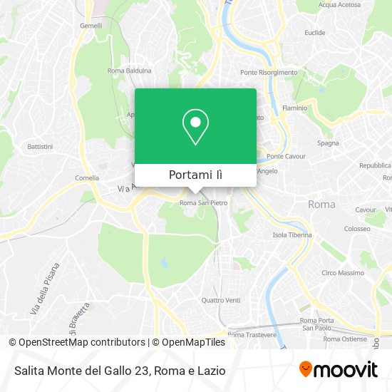 Mappa Salita Monte del Gallo 23