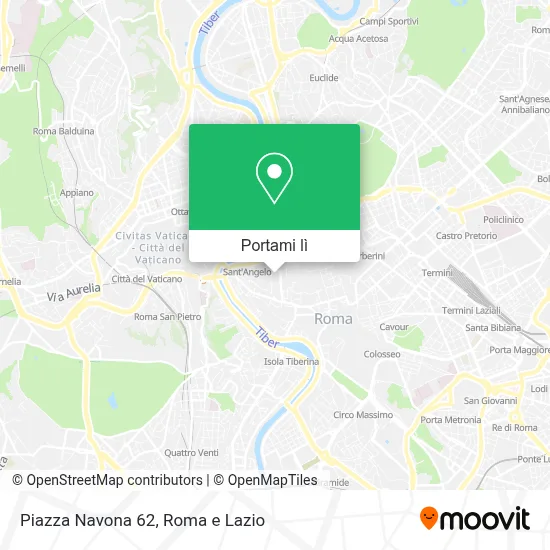 Mappa Piazza Navona 62