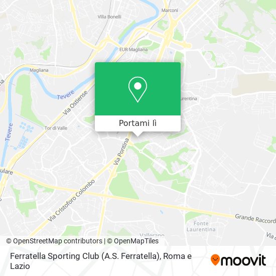 Mappa Ferratella Sporting Club (A.S. Ferratella)