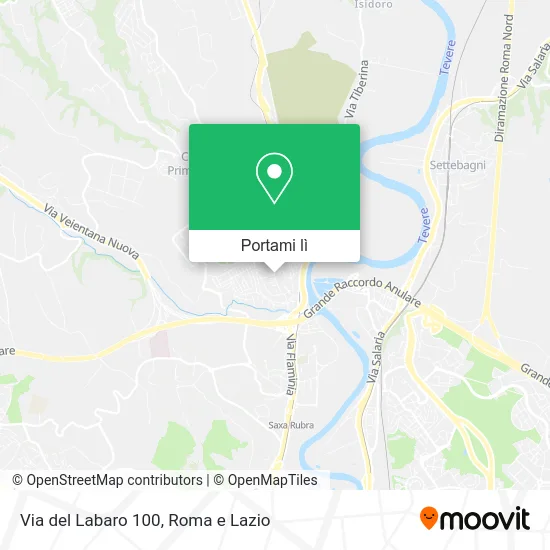 Mappa Via del Labaro 100