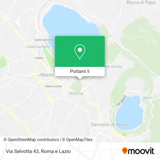 Mappa Via Selvotta 43