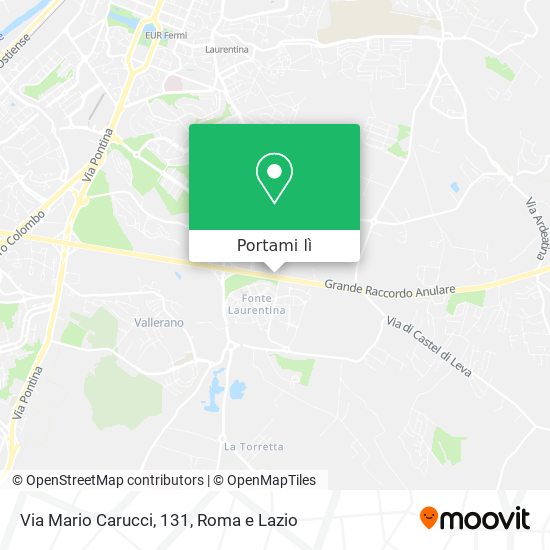 Mappa Via Mario Carucci, 131