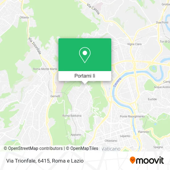 Mappa Via Trionfale, 6415