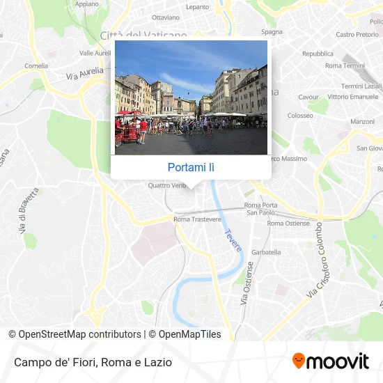 Mappa Campo de' Fiori