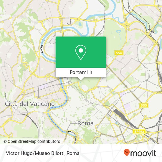 Mappa Victor Hugo/Museo Bilotti