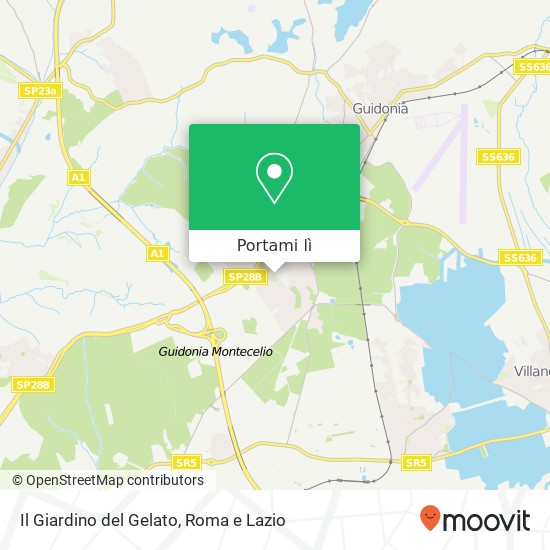 Mappa Il Giardino del Gelato