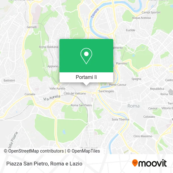 Mappa Piazza San Pietro