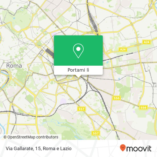 Mappa Via Gallarate, 15