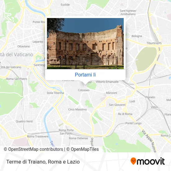 Mappa Terme di Traiano