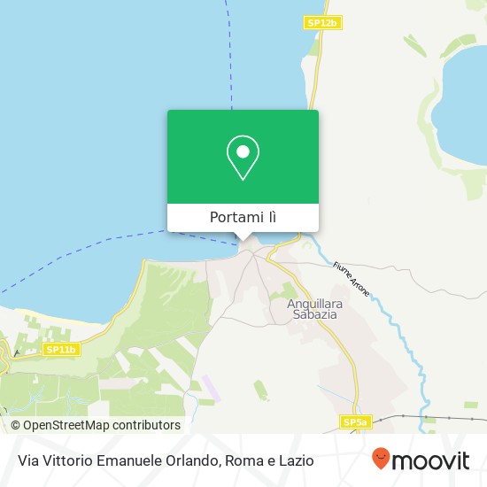 Mappa Via Vittorio Emanuele Orlando